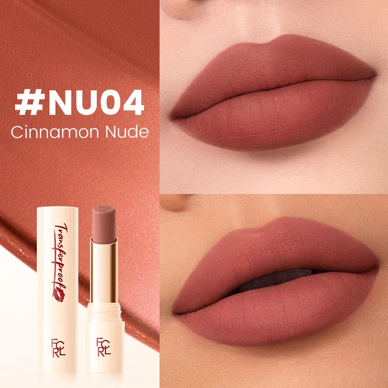 Lightweight Matte Lipstick Waterproof Transfer proof
Lip Balm High Pigmented Moisturizing Lip Tints Makeup Cosmetics