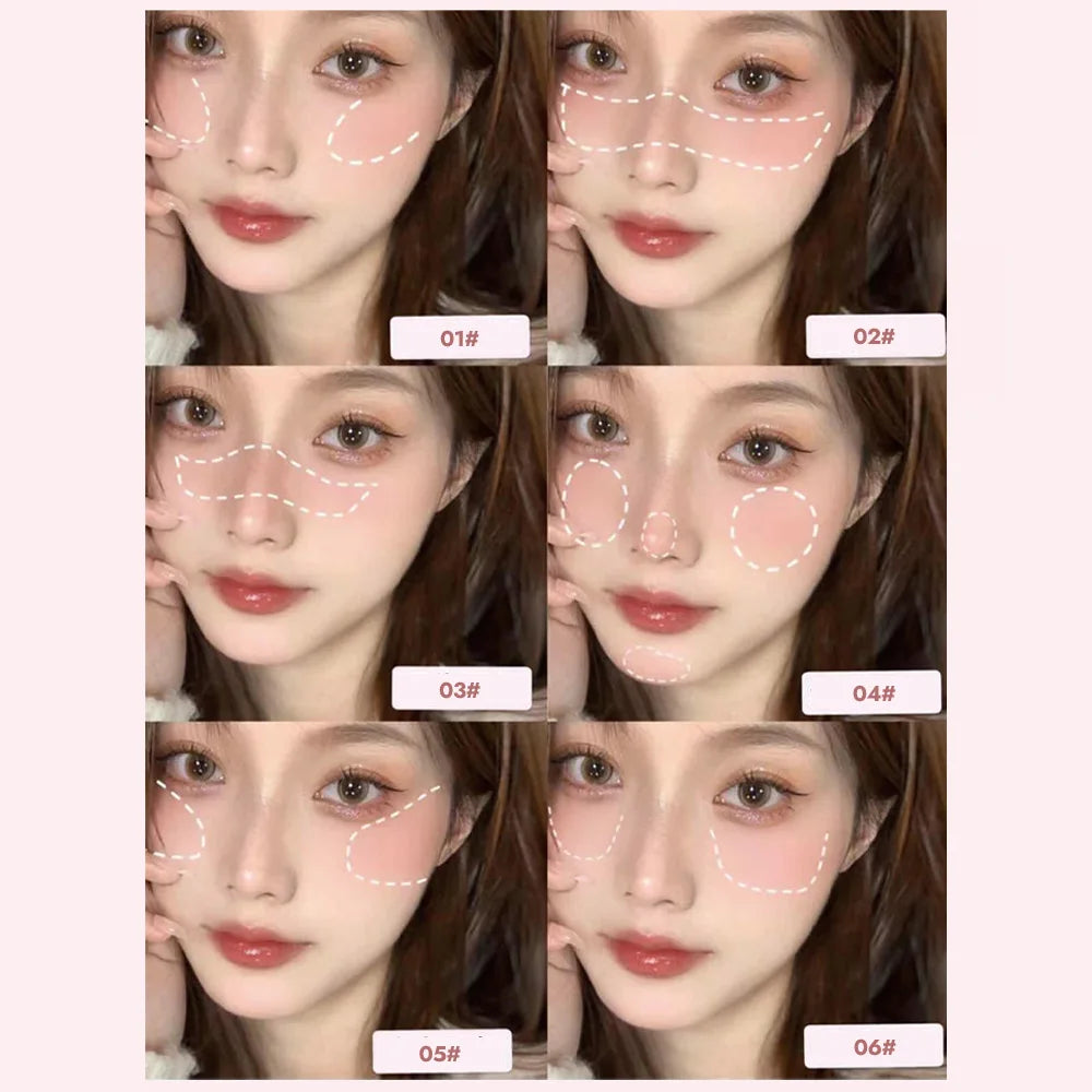 Airy Blush Clay Pigmented Powdery Cream Blusher
Long-Lasting Tender Look Uplifting Color Matte Girlish Blush