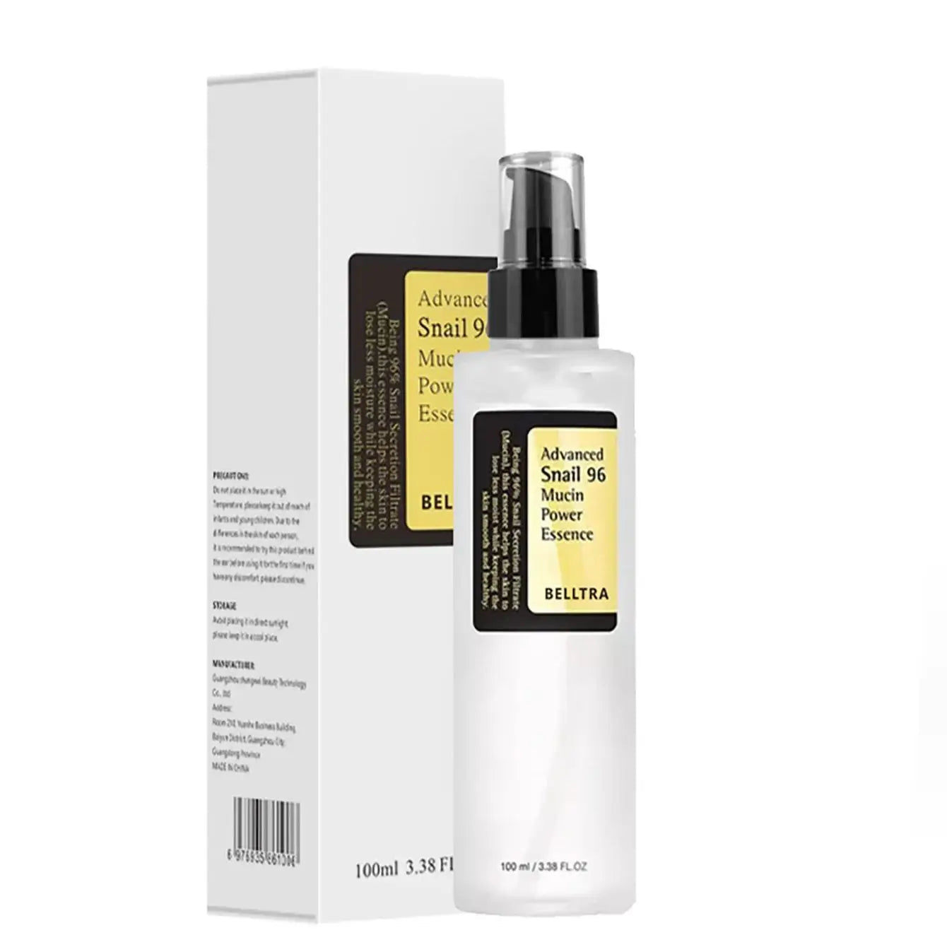 Snail Mucin 96% Korean Skin Care Facial Essence
Fine Lines Repair Essence Firming Facial Snail Brightening Anti-Aging