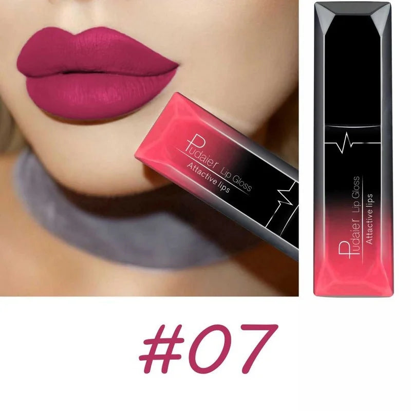 17 Color Sexy Matte Long Lasting Lip gloss Liquid Lipstick