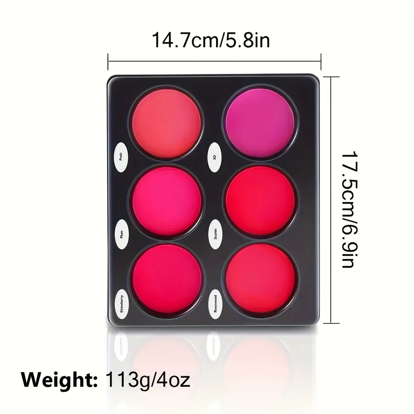 6-color blush palette, natural-toned eye shadow palette, and matte blush palette.
Light and breathable, suitable for cheek and e