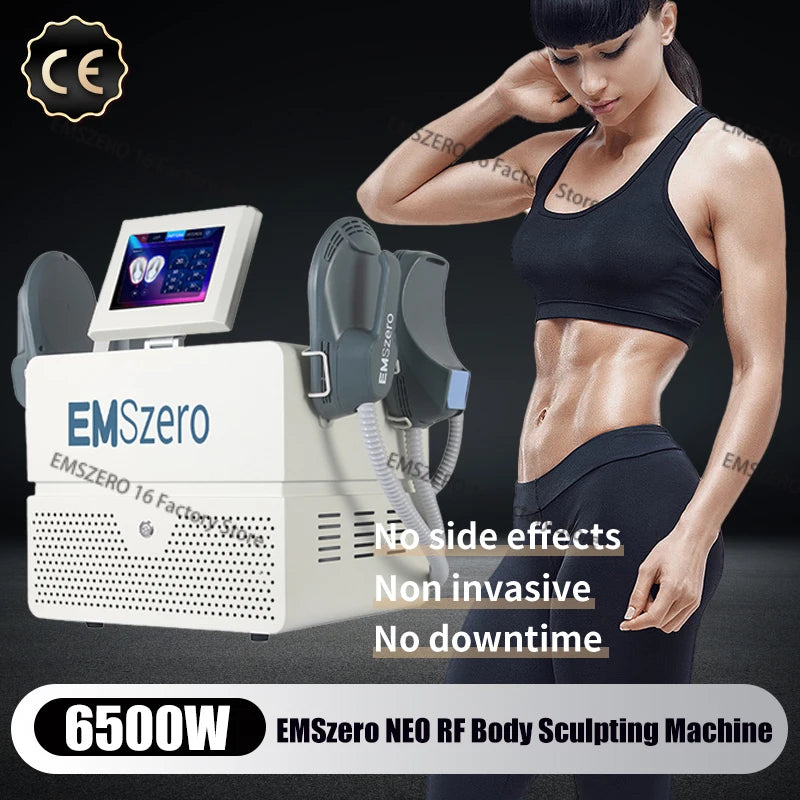 EmsZero NEO 15 Tesla RF 2025 Professional Body Sculpt 6500W
Slimming Machine Muscle Stimulator