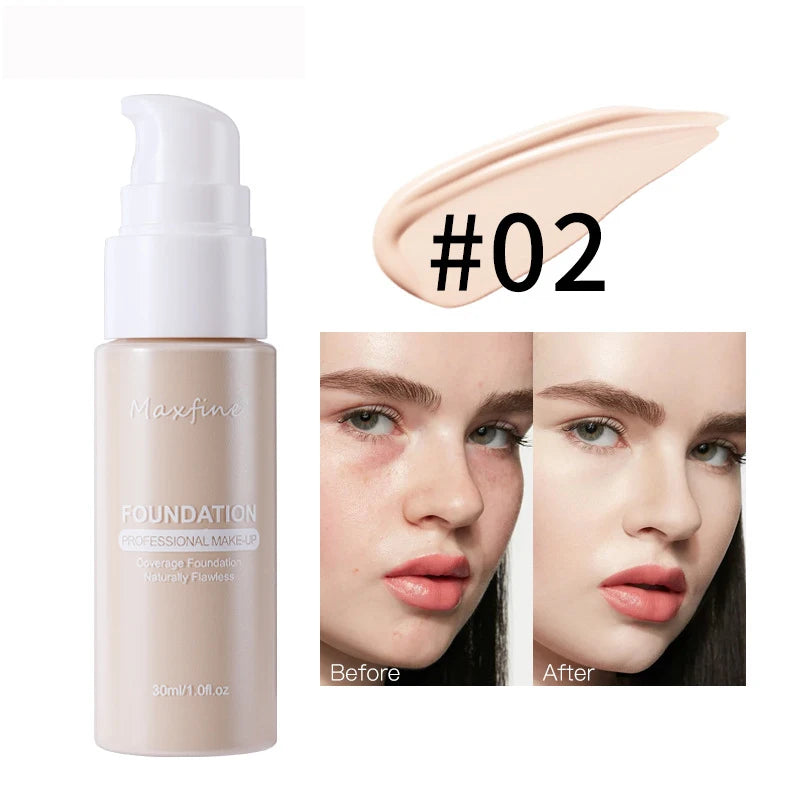 Liquid Foundation Effective Concealer Waterproof Sweat-resistant Makeup