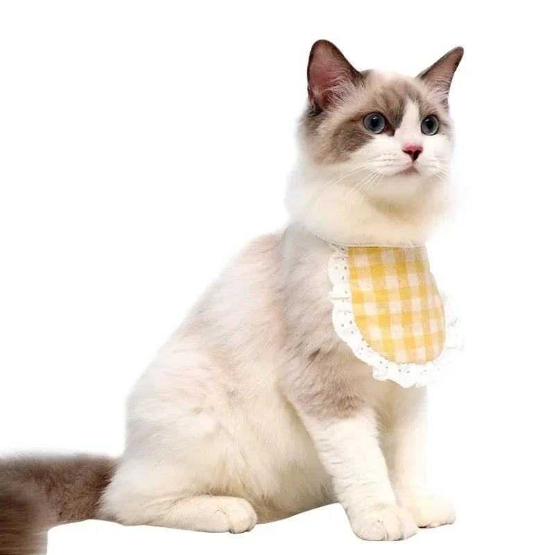 1PCS Cute Cat Dog Bibs Different Shape Design Pet Accessories
Dog Bandana Saliva Towel Scarf for Small Dogs Chiwawa Pet Products