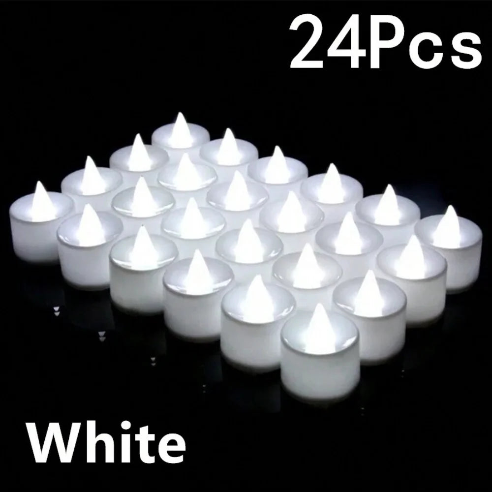 LED Tea Light Candles, Flameless Candles, Battery Electric Candles,