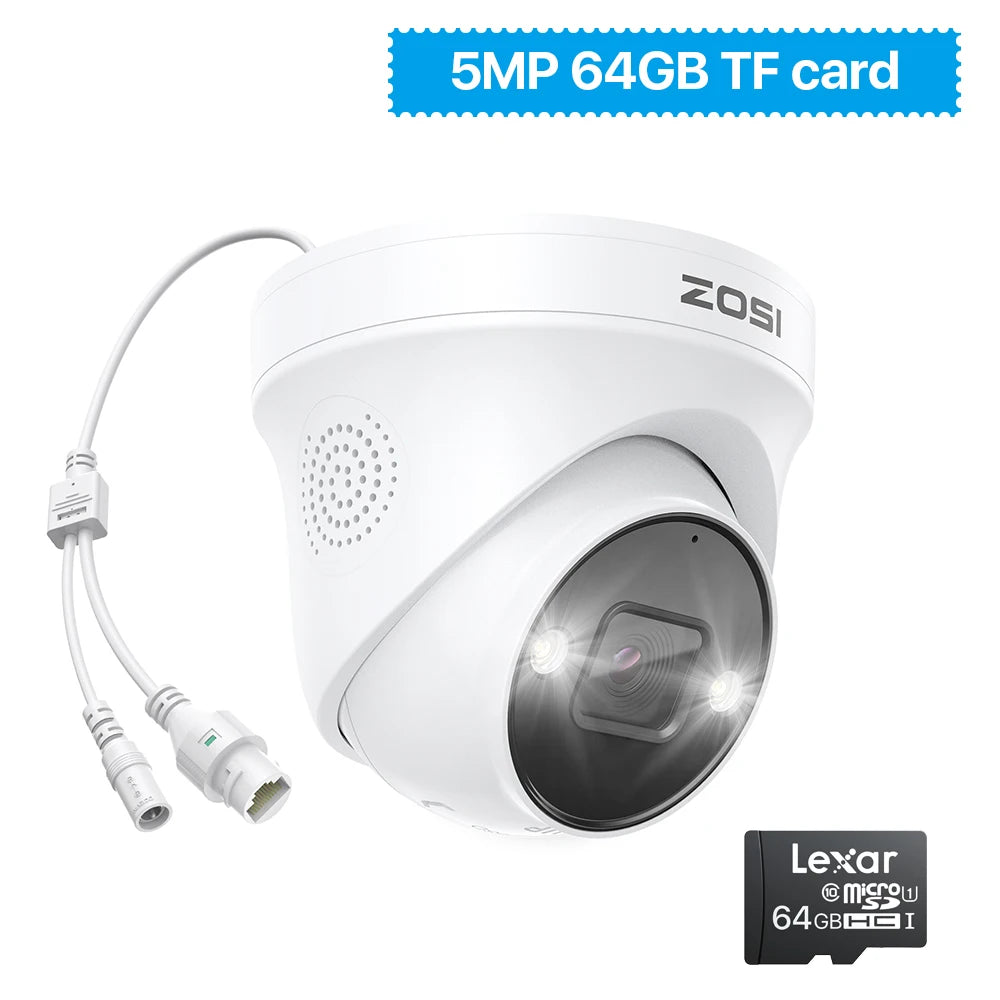 Dome PoE Camera Outdoor 2-Way Audio