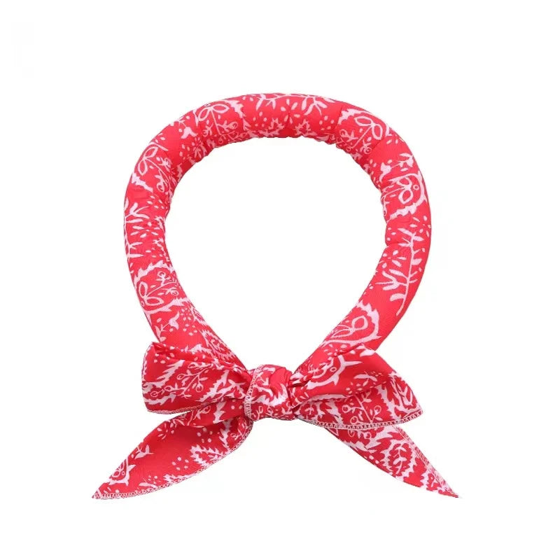Colors Neck Cooler Scarf Body Cold Cooling Neck Cooler Necktie Headband Neck cooling bandanas for dogs Small dog collar Opawz