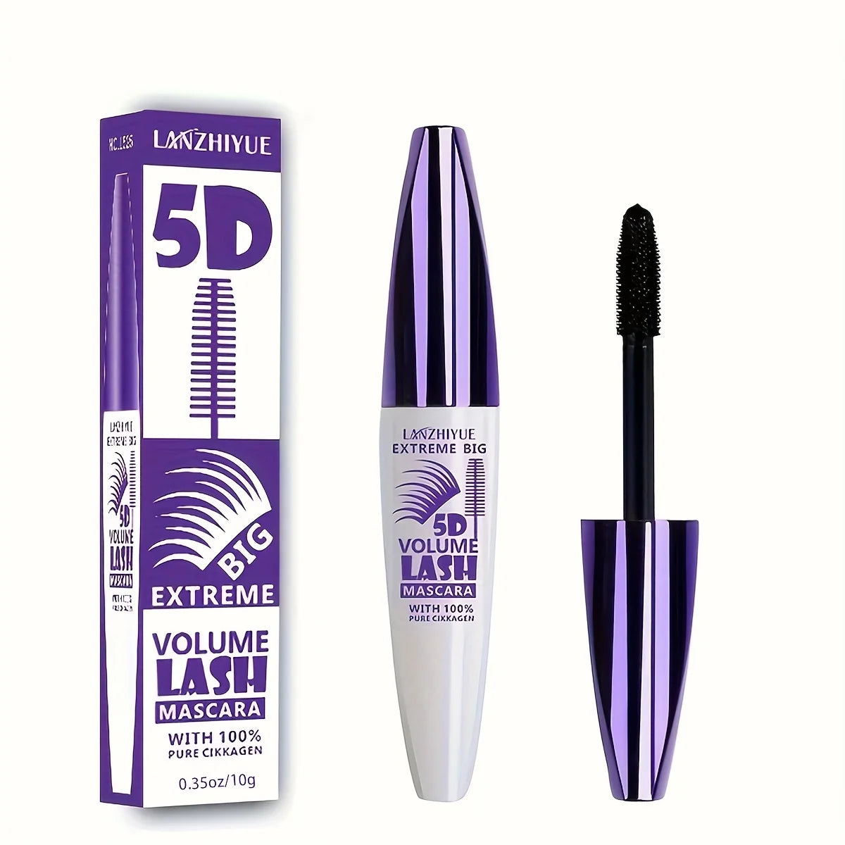 5D Extreme Volume Lash Mascara,Waterproof
And Long-Lasting,Natural Thickening And Curling Eyelash Extension