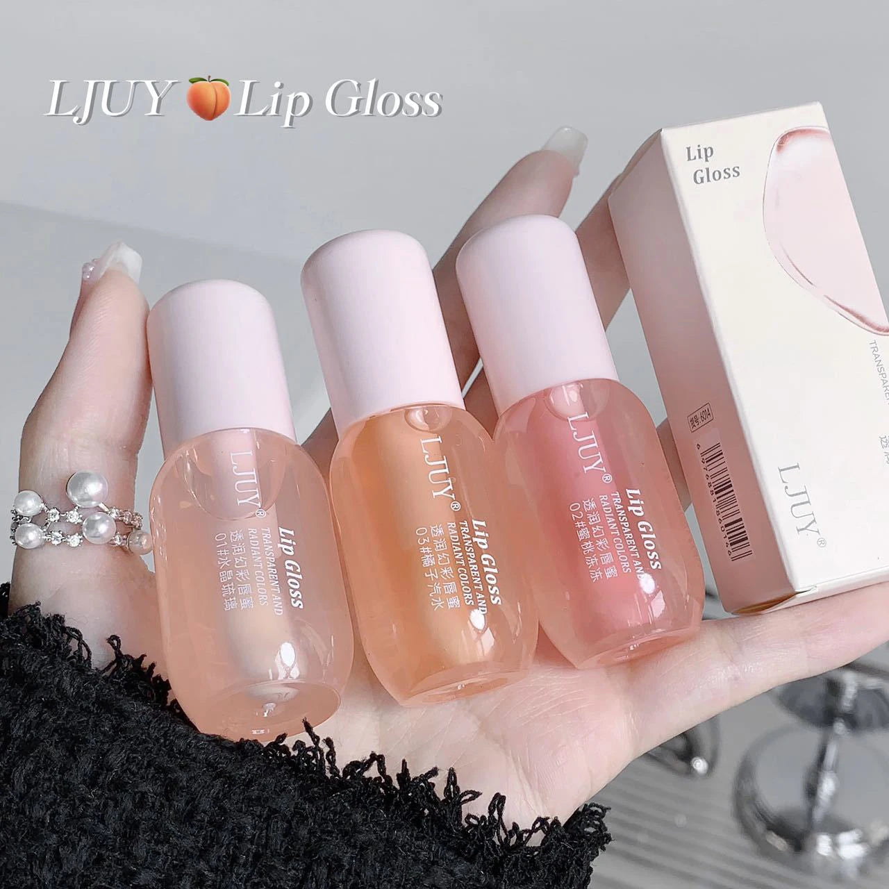 Fruit Crystal Jelly Lip Oil Hydrating Transparent Glass Lip Gloss
Plumping Clear Lip Plumper Serum Lips Care Makeup Cosmetics