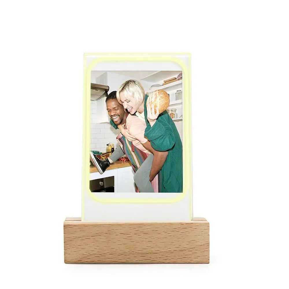 3 in 1 Photo Frame Acrylic LED Light 3 inch Picture Holder
Photo Table for Fujifilm/Polaroid Desktop Decor