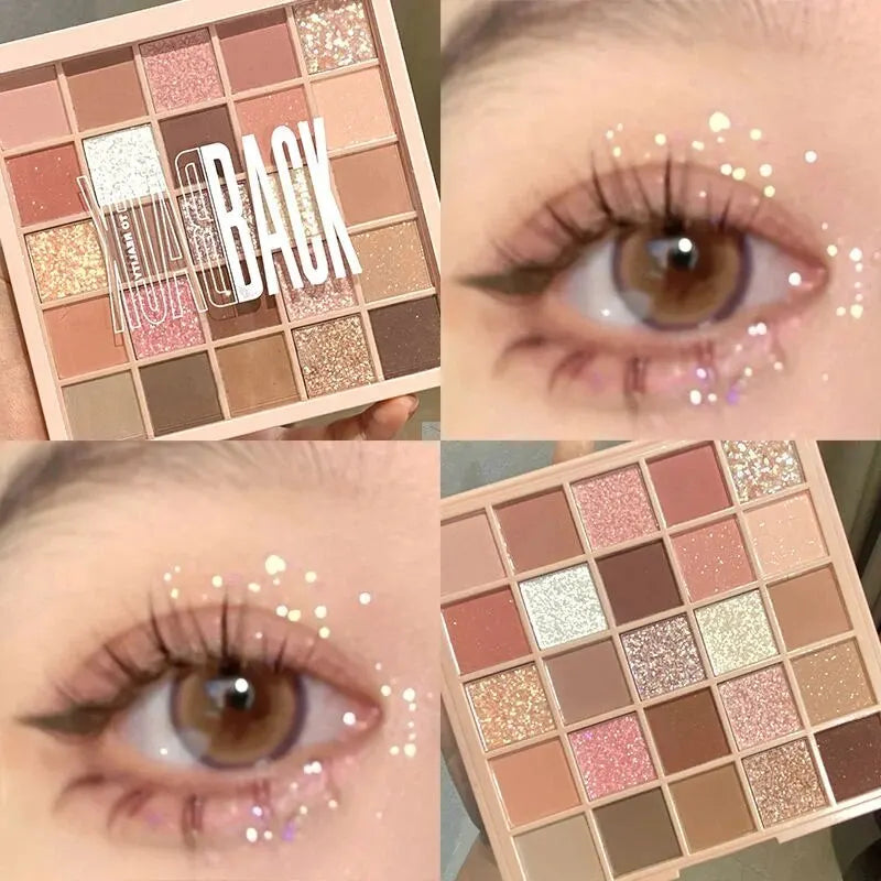 Cool Low Saturation 25 Color Eyeshadow Plate 2024 New Pearl Matte Color