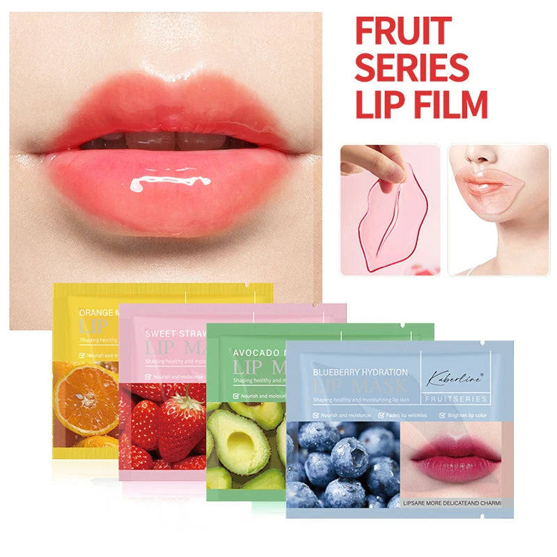 10 pairs Collagen Lip Mask Moisturizing Firming Nourishing Labial Moisturizer Gel Pads