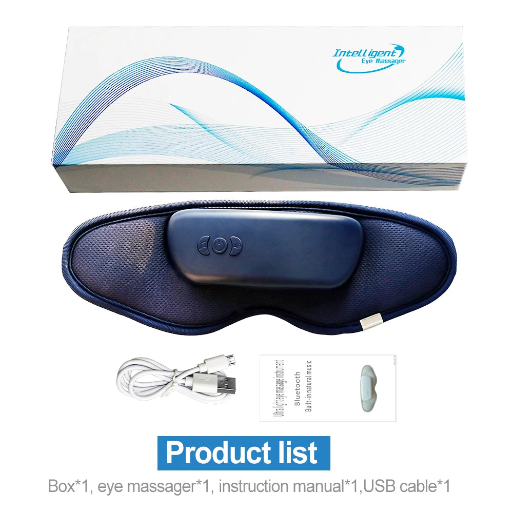 Eye Massager With Heat Smart Airbag Vibration
Eyecare Compress Bluetooth Eye Massage Relaxation Relieve Tired and Dry Eyes