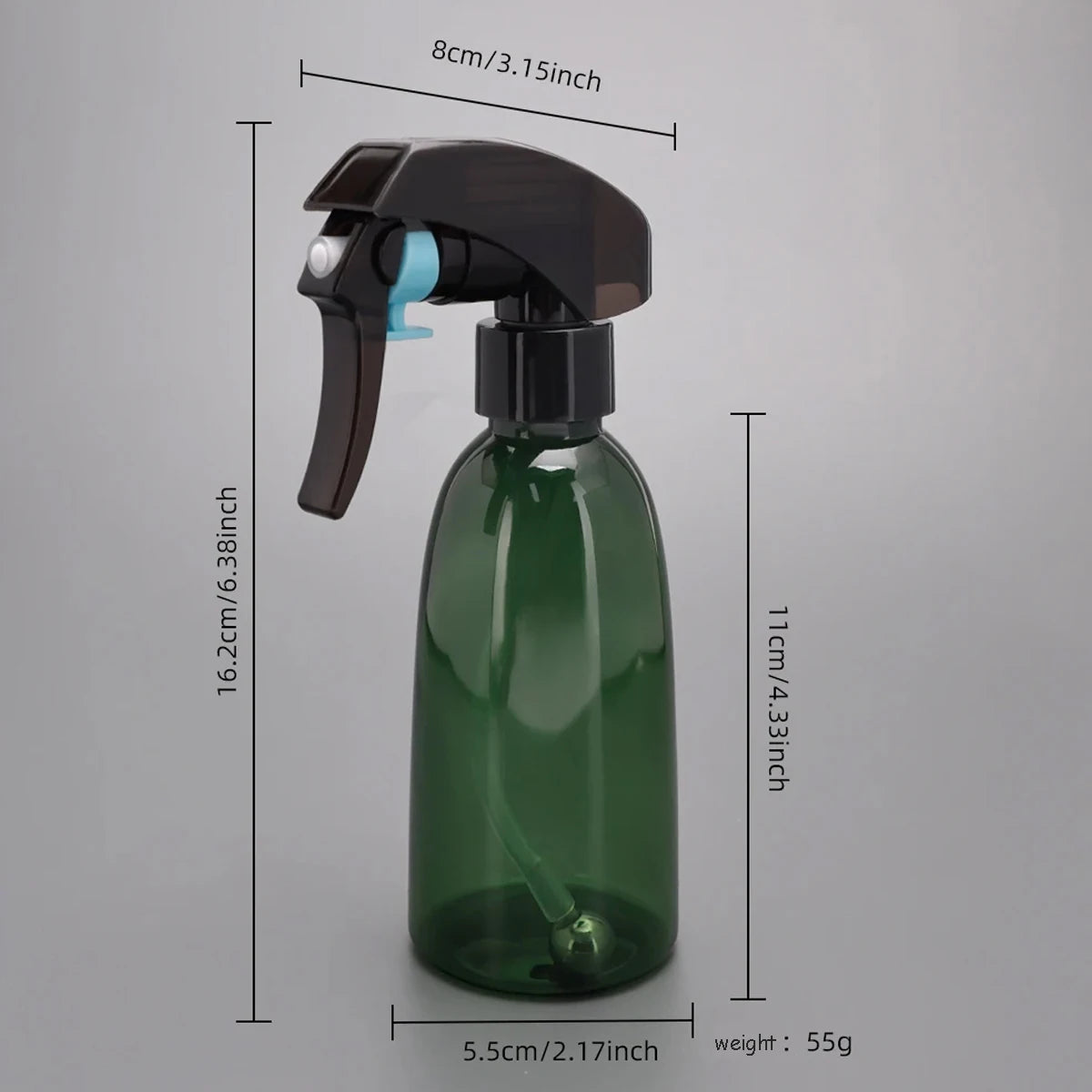 Salon Hairdressing Spray Bottle Plastic Refillable Fine Mist Water Sprayer 
