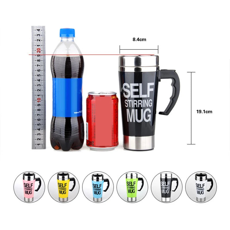 Automatic Stirring Electric Mixing Cup 450ML Self Stirring Mug
Stainless Steel Thermal Smart Double Insulated Cup
