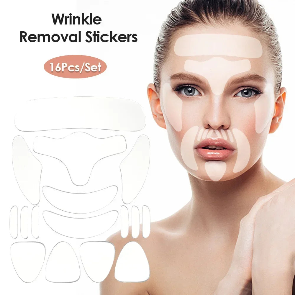 Reusable Silicone Wrinkle Removal Sticker Facial Lifting Strips
For Forehead Neck Line Remover Eye Patches Anti Aging Skin Pads