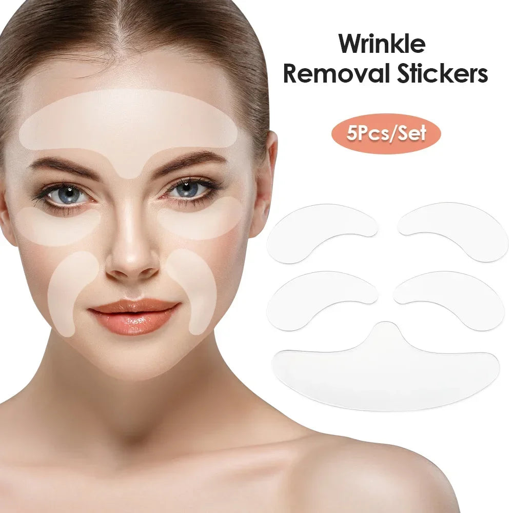 Reusable Silicone Wrinkle Removal Sticker Facial Lifting Strips
For Forehead Neck Line Remover Eye Patches Anti Aging Skin Pads