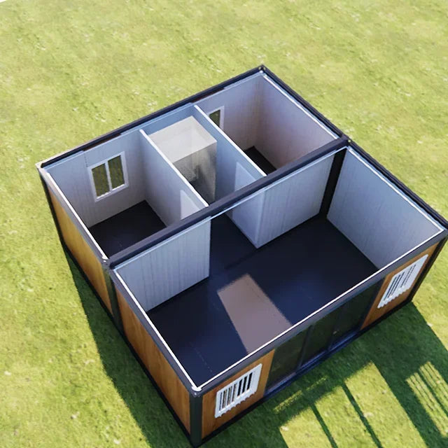 Modern and rapid construction of modular houses with
bathrooms Casas containerized residential solar powered containers
