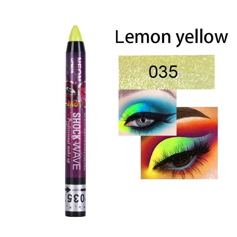 2 In 1 Eyeshadow Lipstick Stick Pencil
Waterproof Glitter Matte Eye Shadow Makeup Pigment Eyeshadow Pen