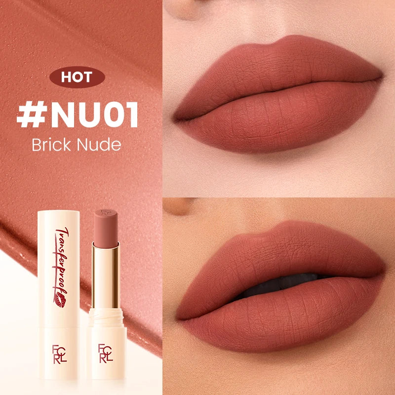 Lightweight Matte Lipstick Waterproof Transfer proof
Lip Balm High Pigmented Moisturizing Lip Tints Makeup Cosmetics