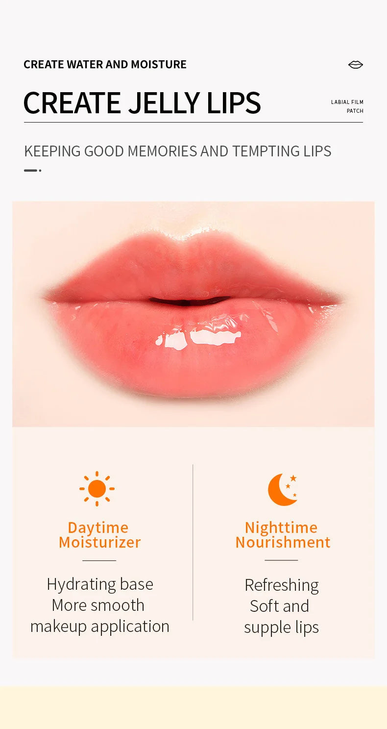 10 pairs Collagen Lip Mask Moisturizing Firming Nourishing Labial Moisturizer Gel Pads