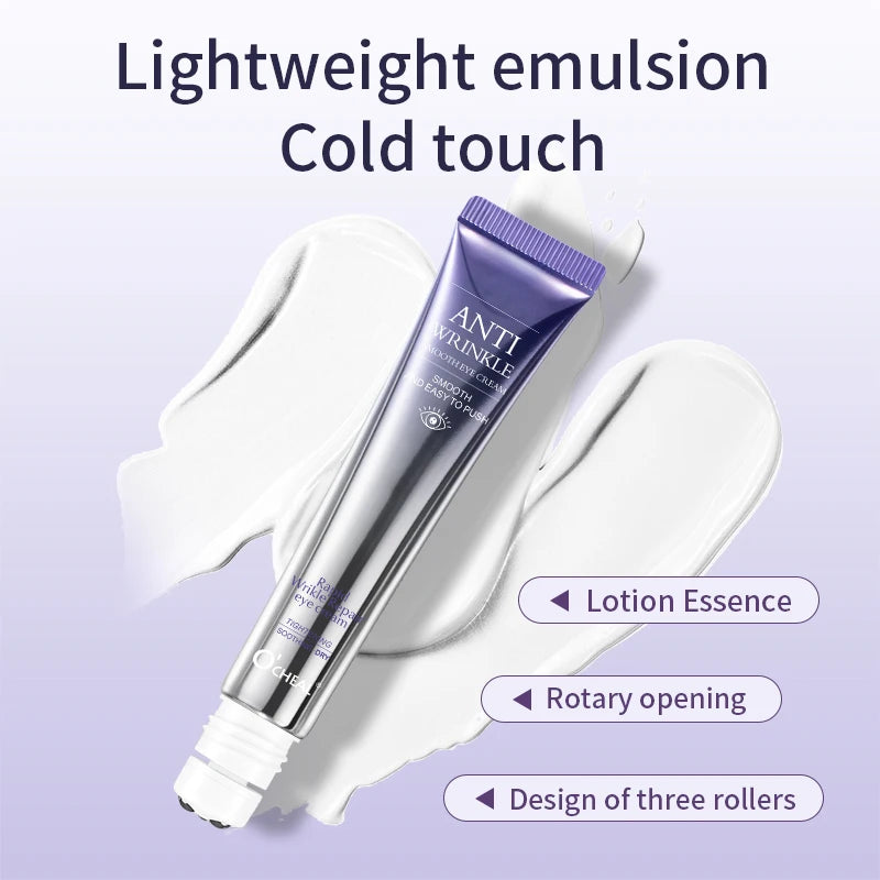 Anti Wrinkle Anti Dark Circle Eye Cream Roller Massager
Moisturizing Eye Bags Anti Aging Hyaluronic Acid Eye Skin Care