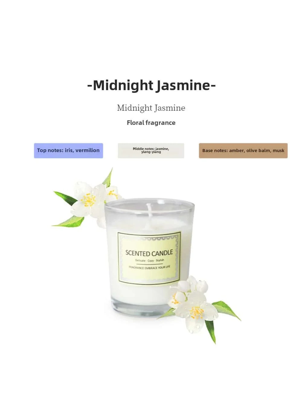 Candle Fragrance Atmosphere Smoke free Aromatherapy Candles