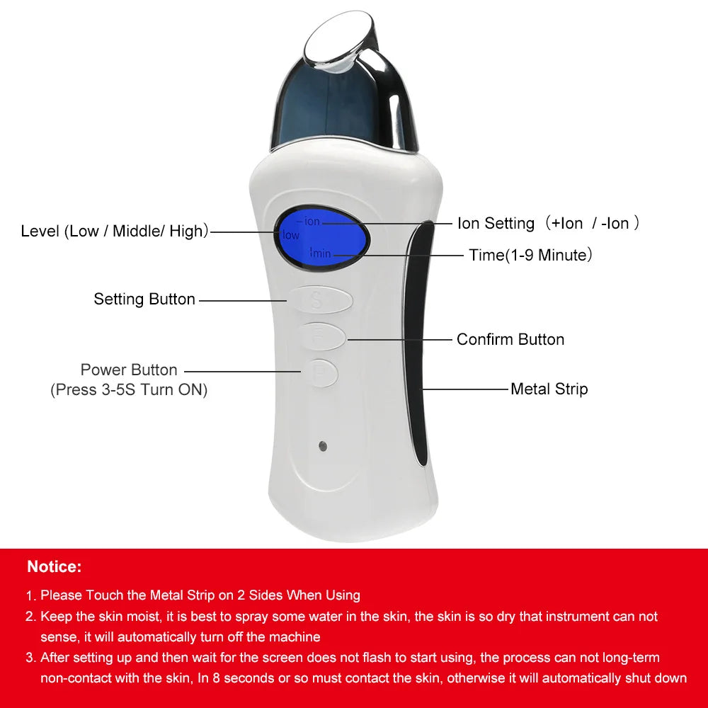 Microcurrent Face Lift Machine Skin Rejuvenation Lifting
Tightening Anti-Wrinkle Galvanic Beauty Care Micocurrents Facial Device