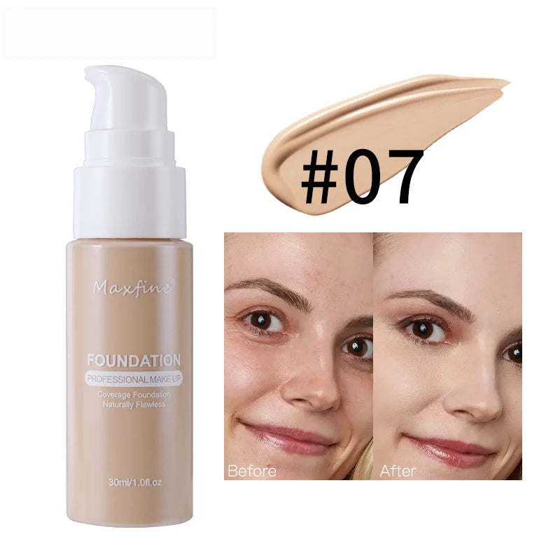 Liquid Foundation Effective Concealer Waterproof Sweat-resistant Makeup