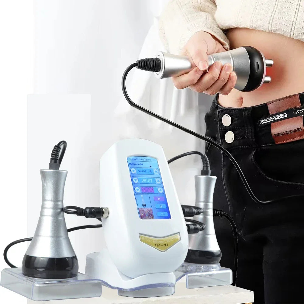 3-in-1 Vacuum 40K Slimming Cavitation Machine Skin Tightening And Anti Wrinkle Beauty Equipment(Fast Shipping)
