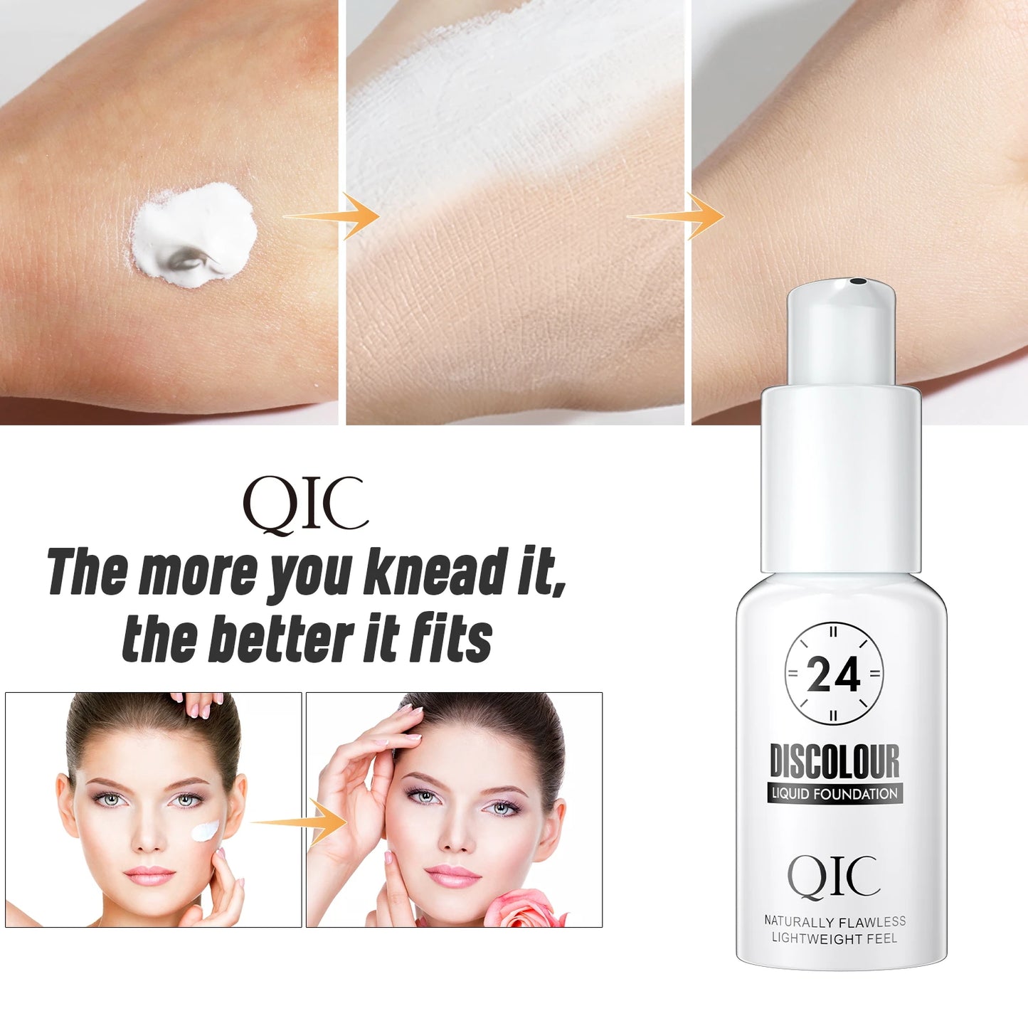 Magic Color Changing Foundation Liquid Soft Matte Long Lasting Hydrating Makeup Base