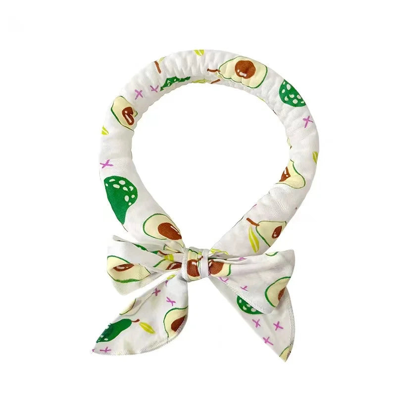 Colors Neck Cooler Scarf Body Cold Cooling Neck Cooler Necktie Headband Neck cooling bandanas for dogs Small dog collar Opawz