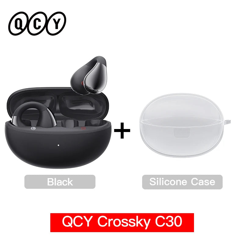 QCY Crossky C30 Wireless Earphones Bluetooth 5.4
Ear clip TWS Sports Earbuds Open Ear Earclip Dual-Connection Headphone