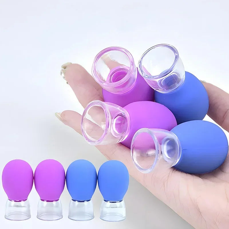 Silicone Cupping Massage Cup For Body Face Neck
Eye Massager Vacuum Tank Body Facial Care, Anti-aging Beauty Tool