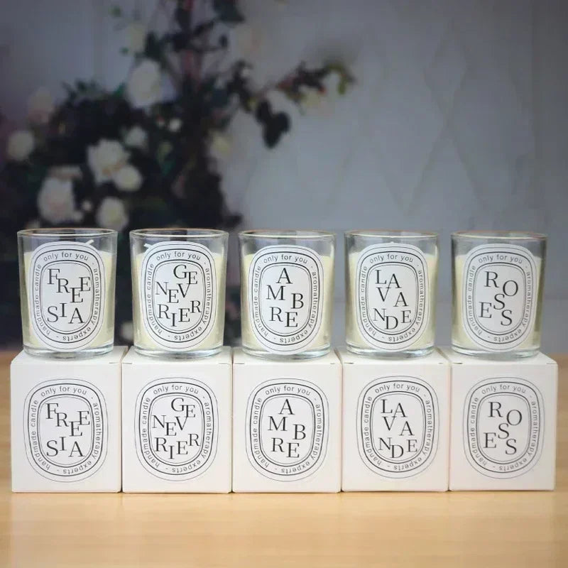 Romantic Vanilla Scented Fragrance Candle Gift Scented Aromatic Candles