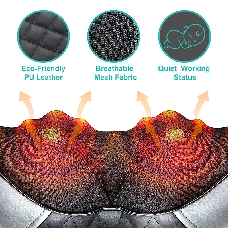 Electric Neck And Back Massager Neck And Shoulder
Kneading Massage Pillow Neck Cervical Back Massage Shawl