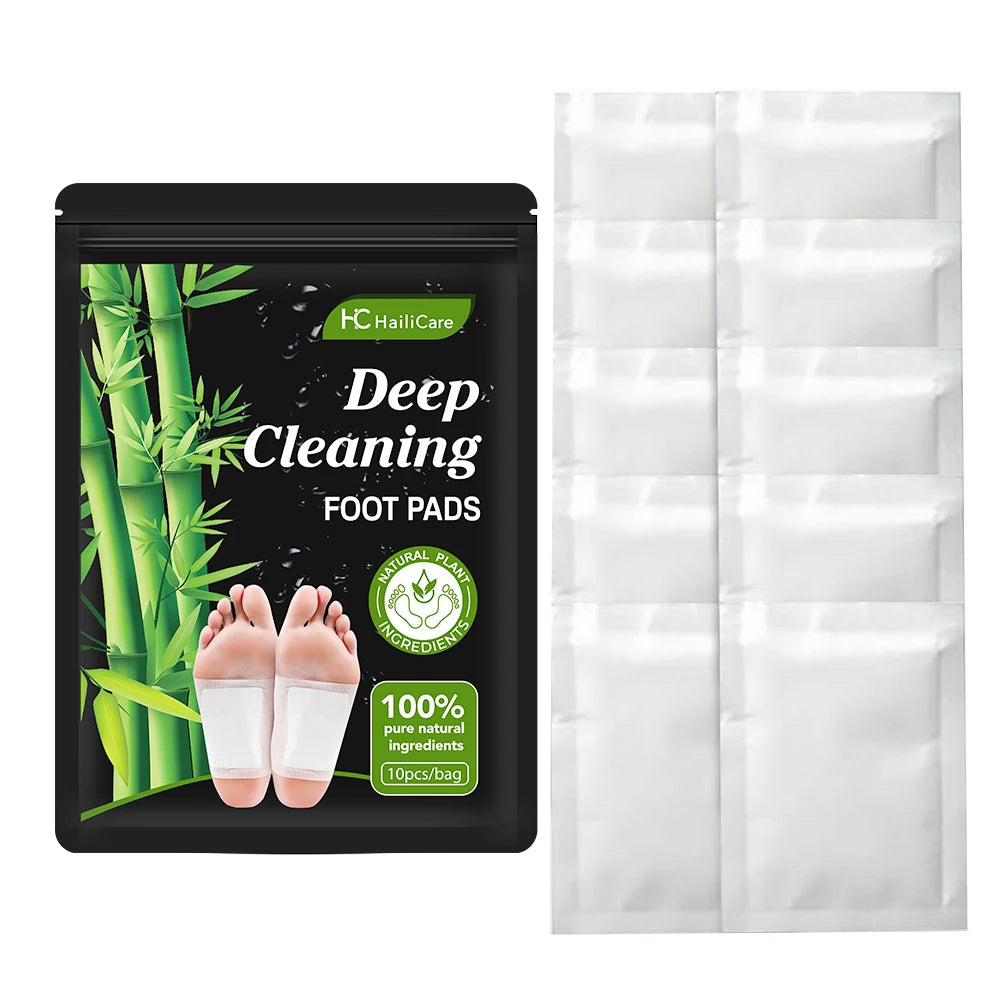 10pcs/Bag Foot Pads Detoxifying All-natural Bamboo Foot
Detoxifying Deep Cleansing Improve Sleep Relaxation Relief Stress