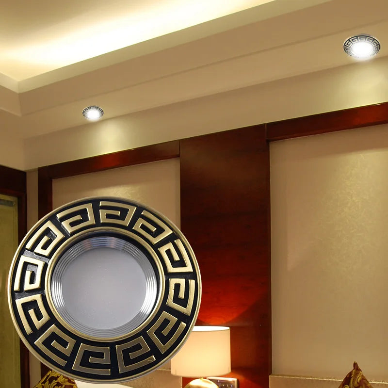 Bronze Embedded Cow Eye Cob Led Ceiling Lamp