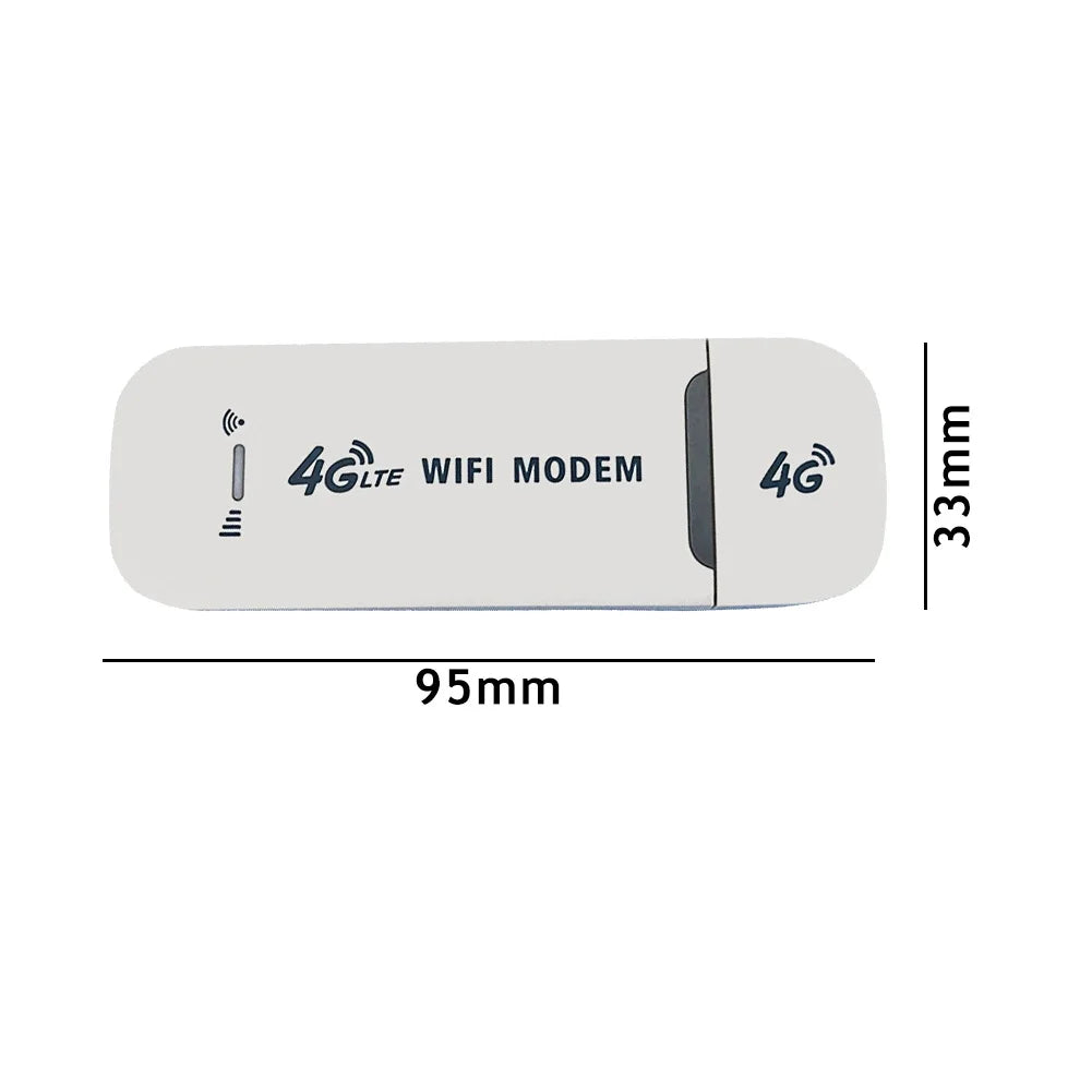 4G Wireless LTE WiFi Router
4G SIM Card Portable
150Mbps USB Modem Pocket Hotspot
Dongle Mobile Broadband for Home Office WiFi