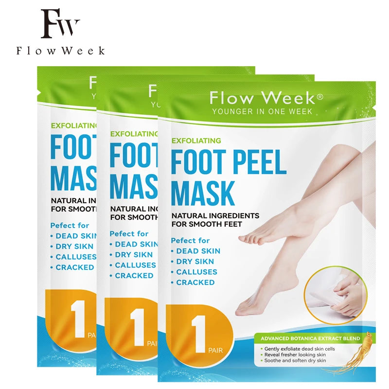 Foot Peel Mask, Exfoliating Peel Off Calluses Dead Skin Callus Remover Dry Cracked Feet,
Baby Soft Smooth Touch Feet Skin