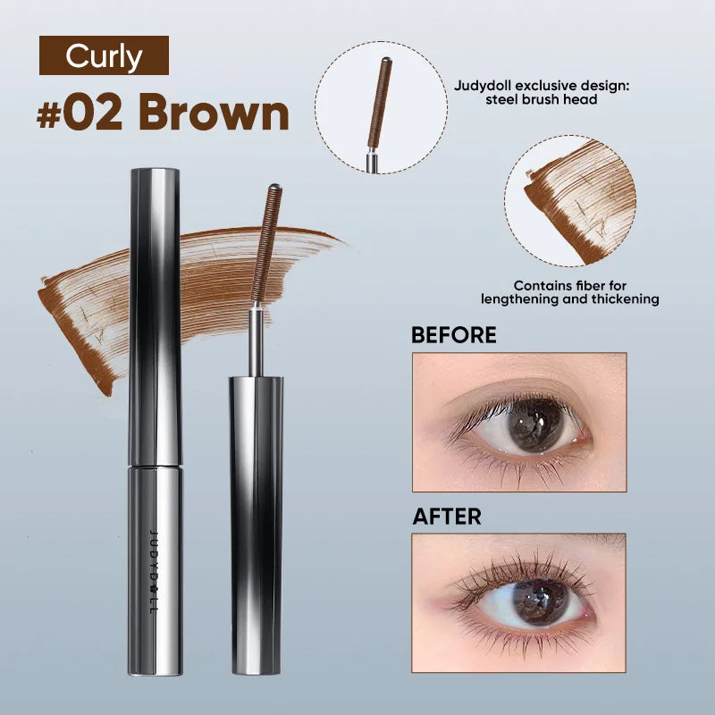 Mascara 2g Steel Tube Mascara Waterproof Slim Long Curl