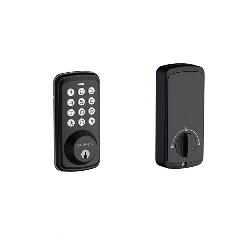 Keypad Door Lock - Keyless Entry Door Lock -
Front Door Lock Set With Code/Key/2 Door Knobs -Auto Lock Easy To Install