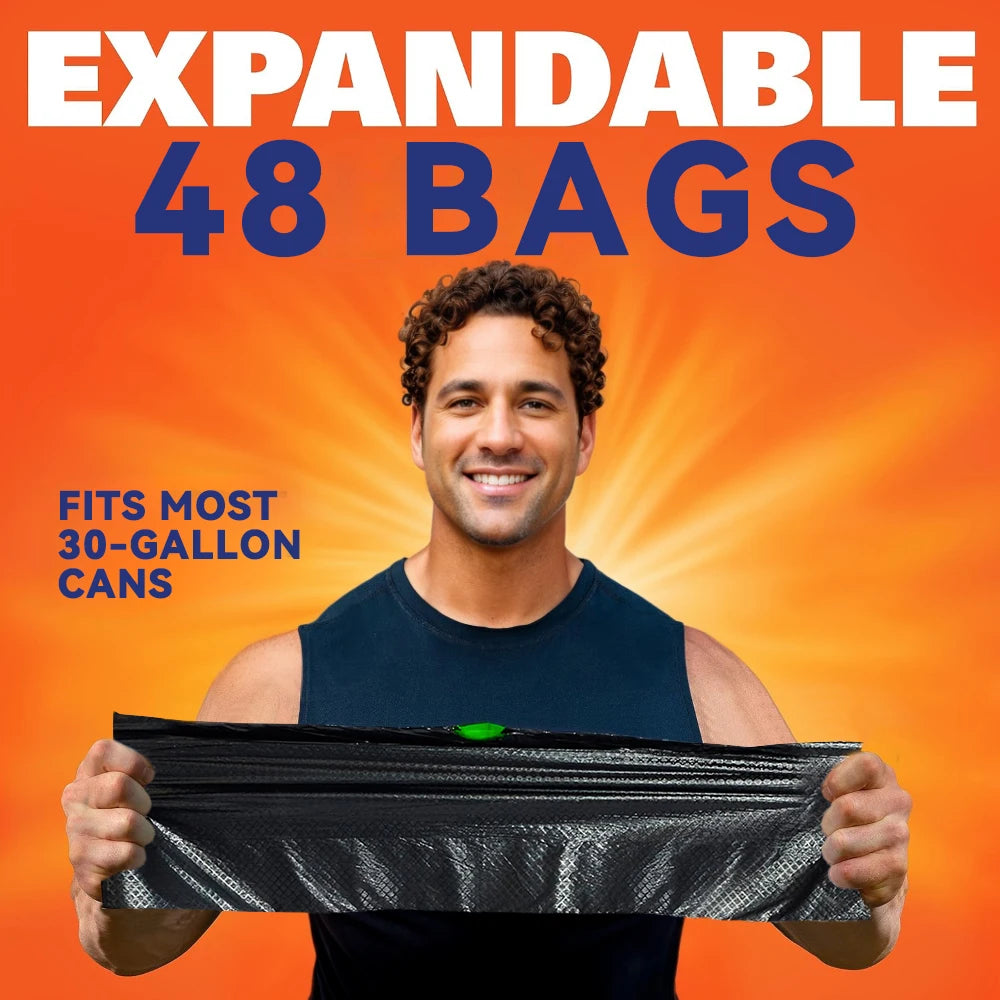 Large 30 Gallon Kitchen Drawstring Bags