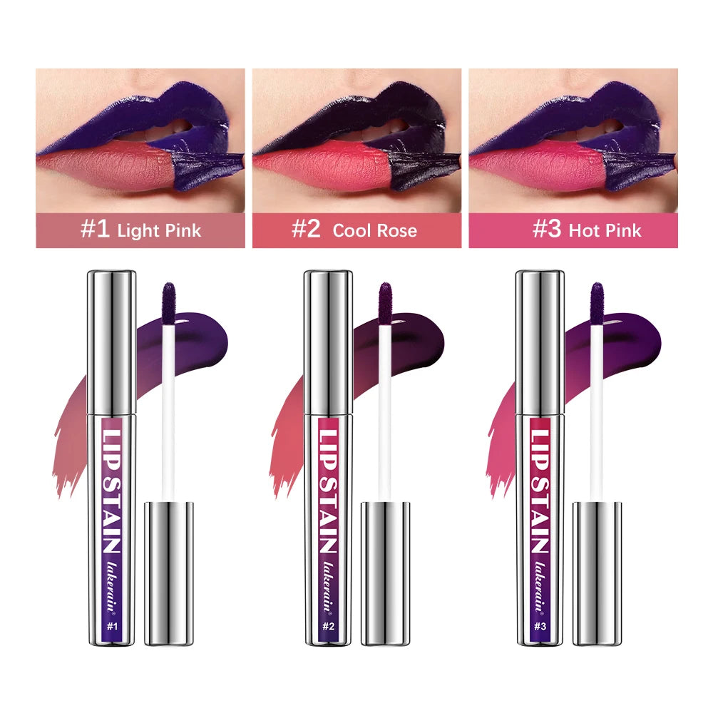 Long Lasting Lip Inks Matte Lip Tint Peel Off Liquid Lipstick Waterproof Makeup