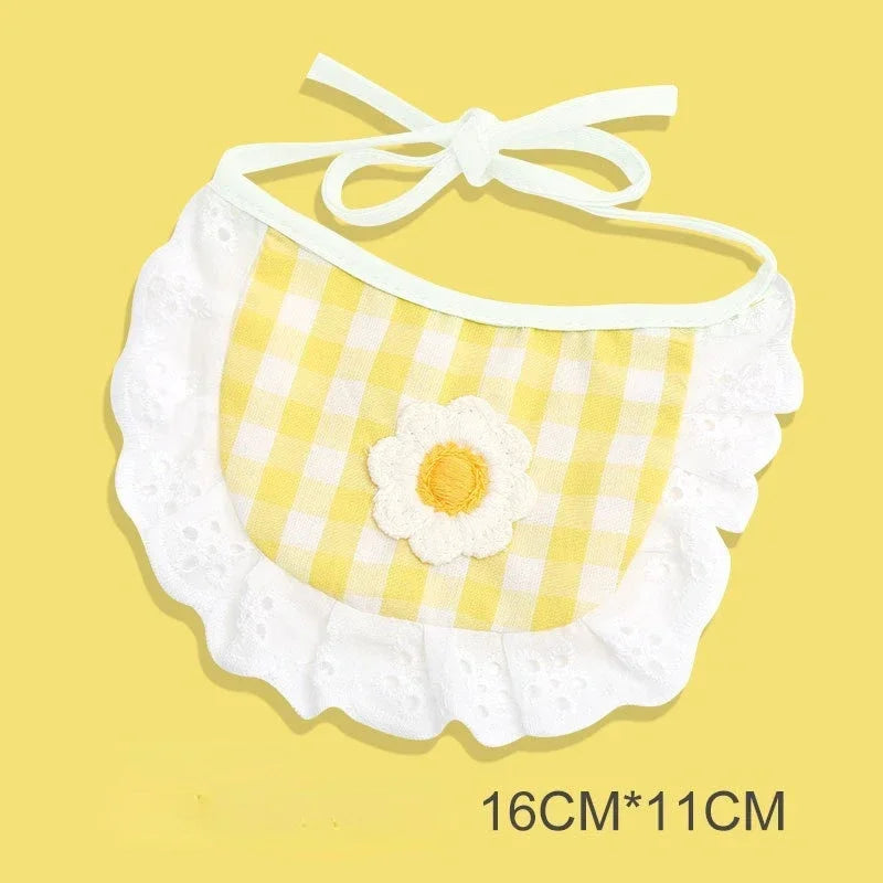 1PCS Cute Cat Dog Bibs Different Shape Design Pet Accessories
Dog Bandana Saliva Towel Scarf for Small Dogs Chiwawa Pet Products