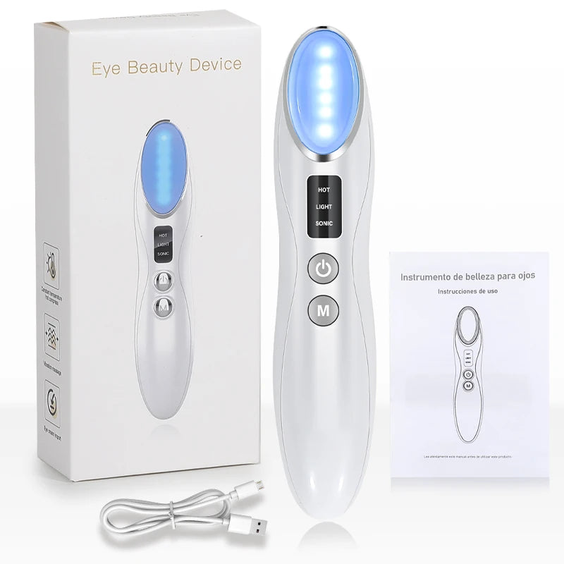 Eye massage introducer lightens dark circles eye bags
vibration heats