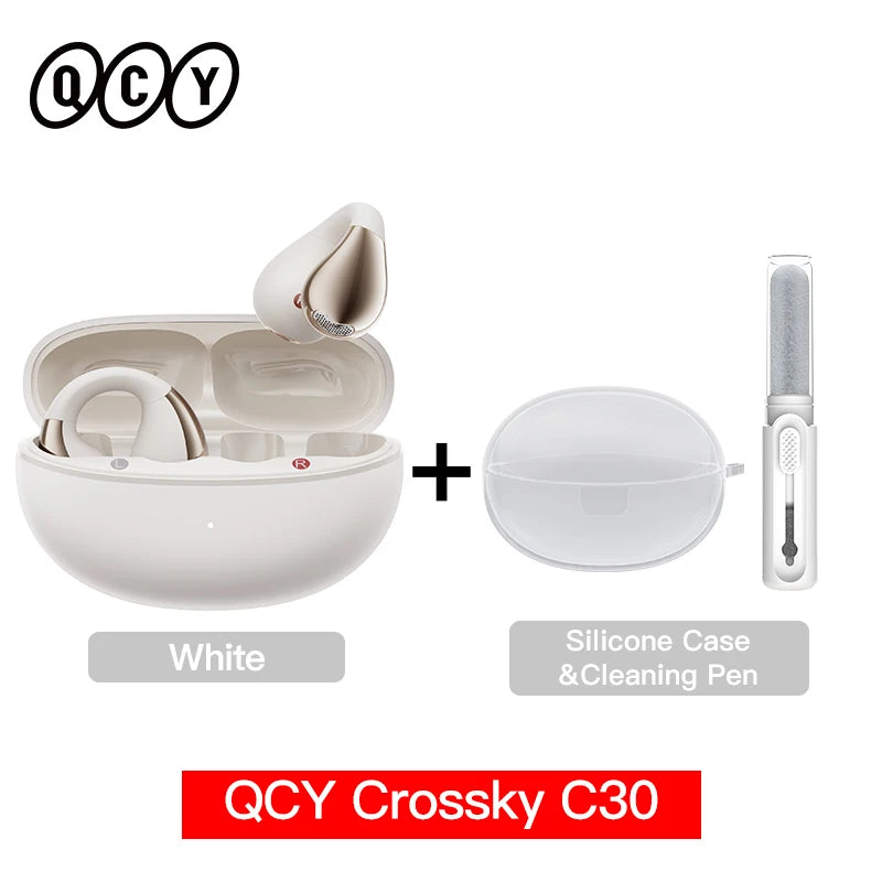 QCY Crossky C30 Wireless Earphones Bluetooth 5.4
Ear clip TWS Sports Earbuds Open Ear Earclip Dual-Connection Headphone