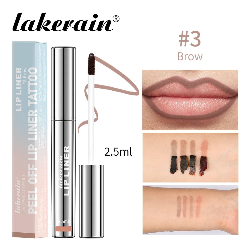 Waterproof Lip Liner Peel Off Tattoo Lipgloss Long Lasting Matte Lips Stain Cosmetic