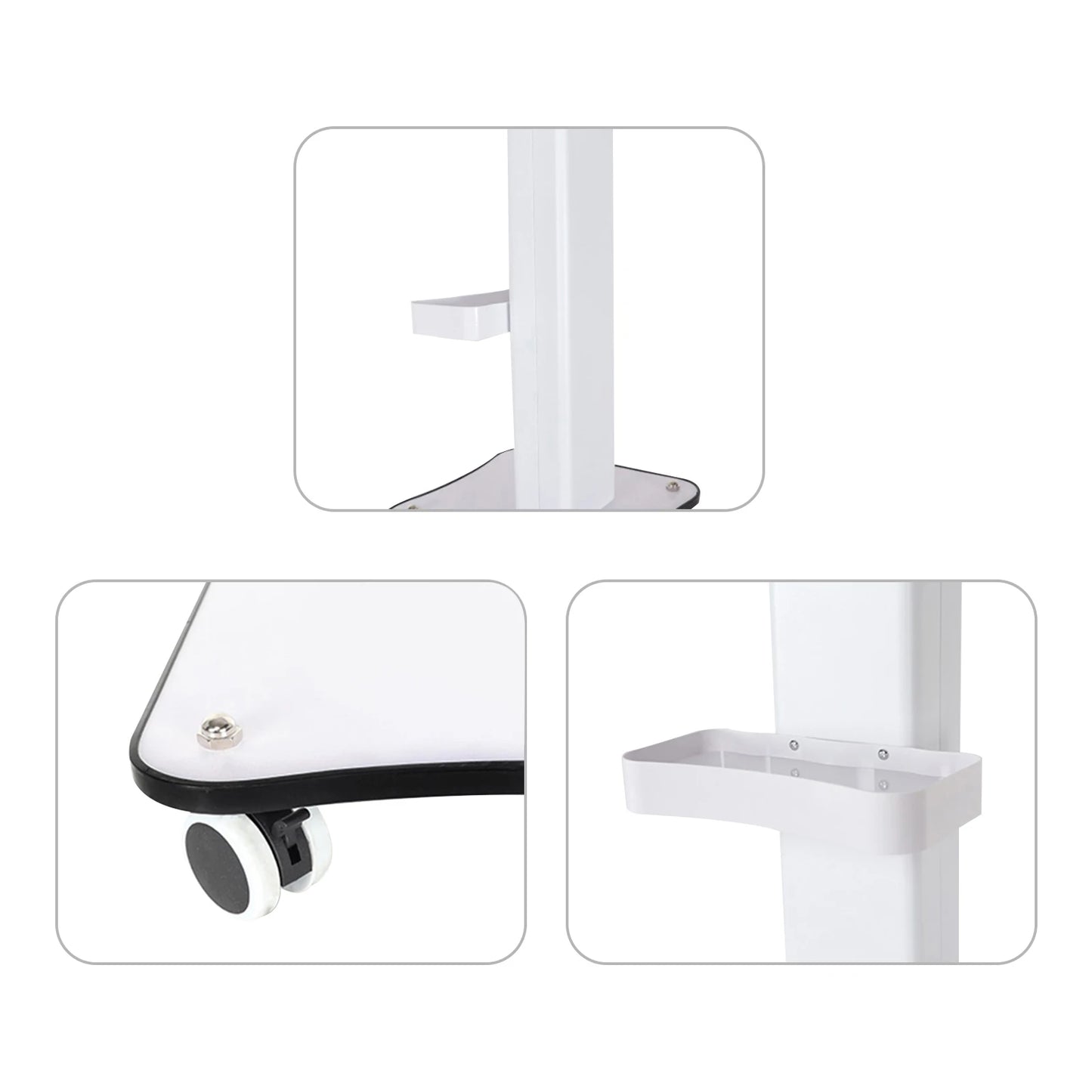 Beauty Salon Stand Rolling Trolley Cart with Push Handle