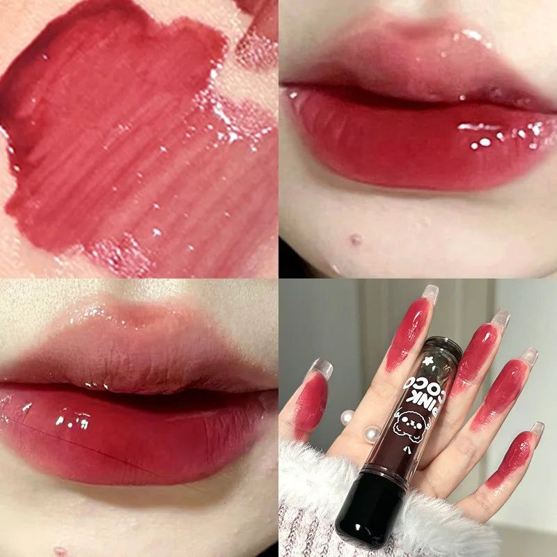 Lip gloss Black Mirror Glass Water Light Clear Lip Glaze